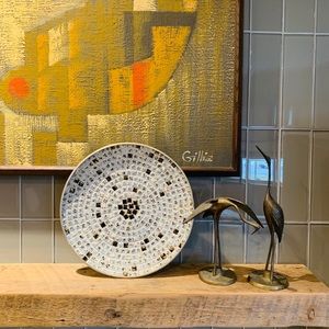 VTG 50s Mid-century mosaic catch-all tray